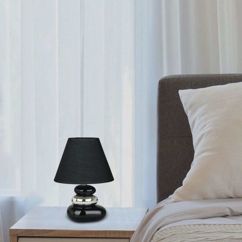 Alternative view of Veioza Moderna 1xE14,Neagra, SALEM 4950