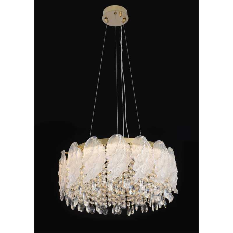 Candelabru Cristal Modern cu LED D40cm 65W