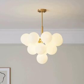 Lustra Grape Moderna glob alb 13xG9 D580×H650mm