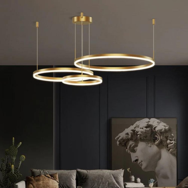 Alternative view of Lustra LED Ring Gold 3 30/40/60 cm