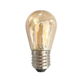 Bec LED Amber E27/1W/100LM/2500K bec decorativ pentru ghirlanda