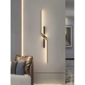 Aplica Cu Led Neagra 60CM 3 Functii Lumina Rece/calda/neutra