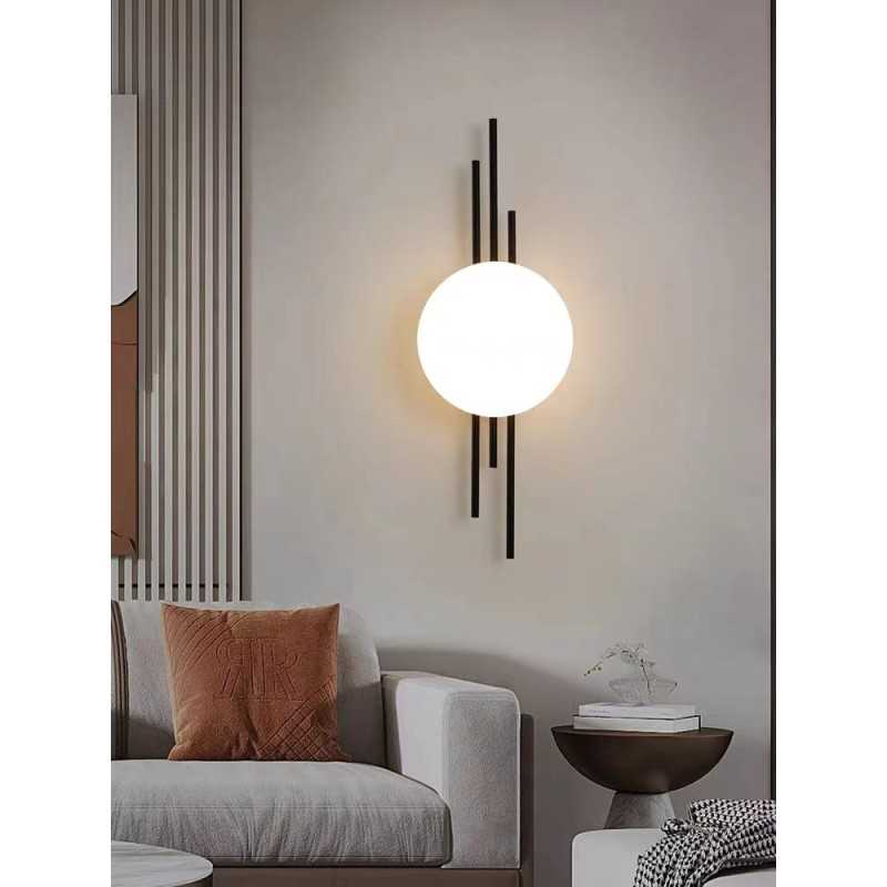 Aplica LED Negra , 3 Tipuri de lumina