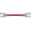 Conector flexibil dublu imbinare cu cablu bandă LED 8mm 3.5A
