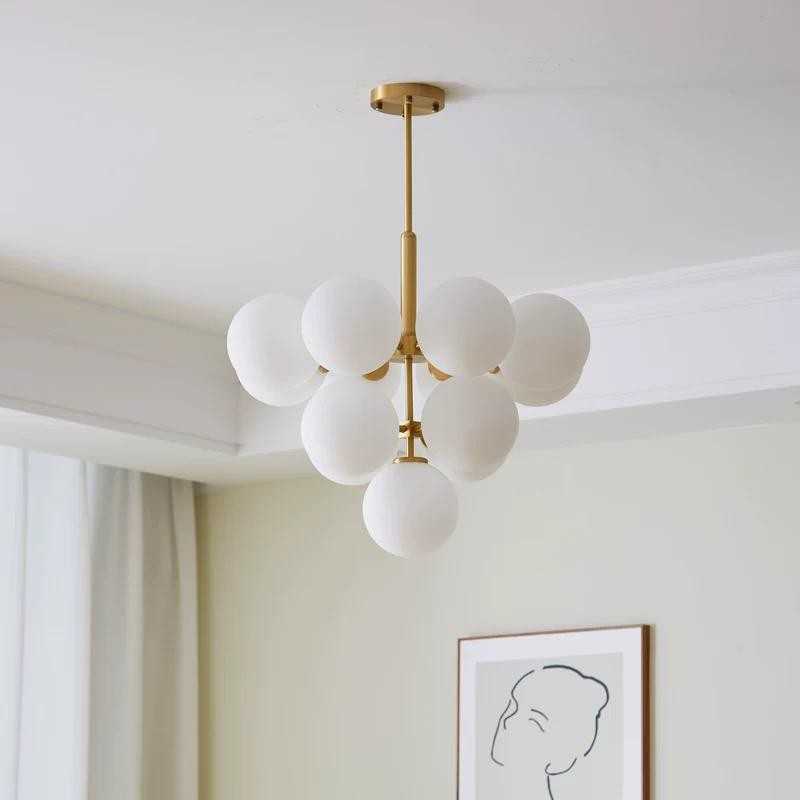 Alternative view of Lustra Grape Moderna glob alb 13xG9 D580×H650mm