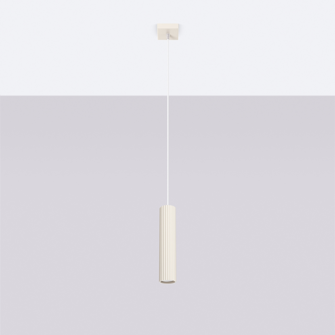 Pendul cilindric KARBON 1 bej - imagine 10