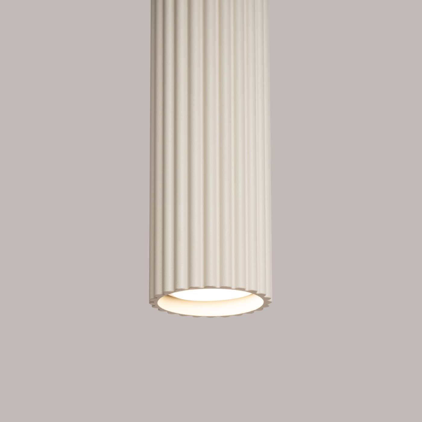 Pendul cilindric KARBON 1 bej - imagine 5