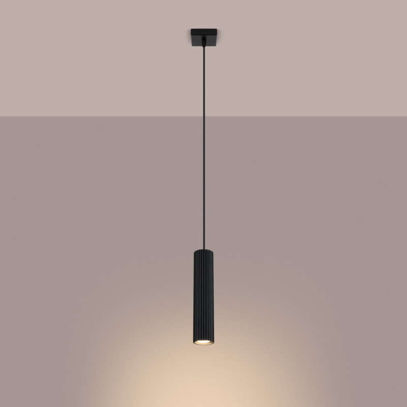 Alternative view of Pendul cilindric KARBON 1 Negru