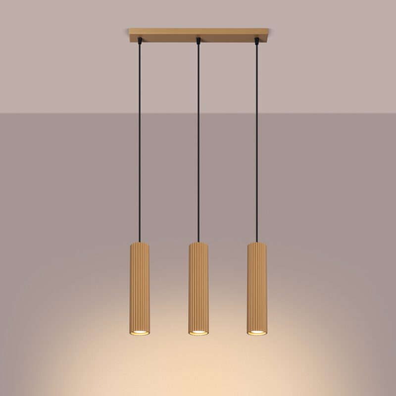 Alternative view of Pendul cilindric KARBON 3 Auriu