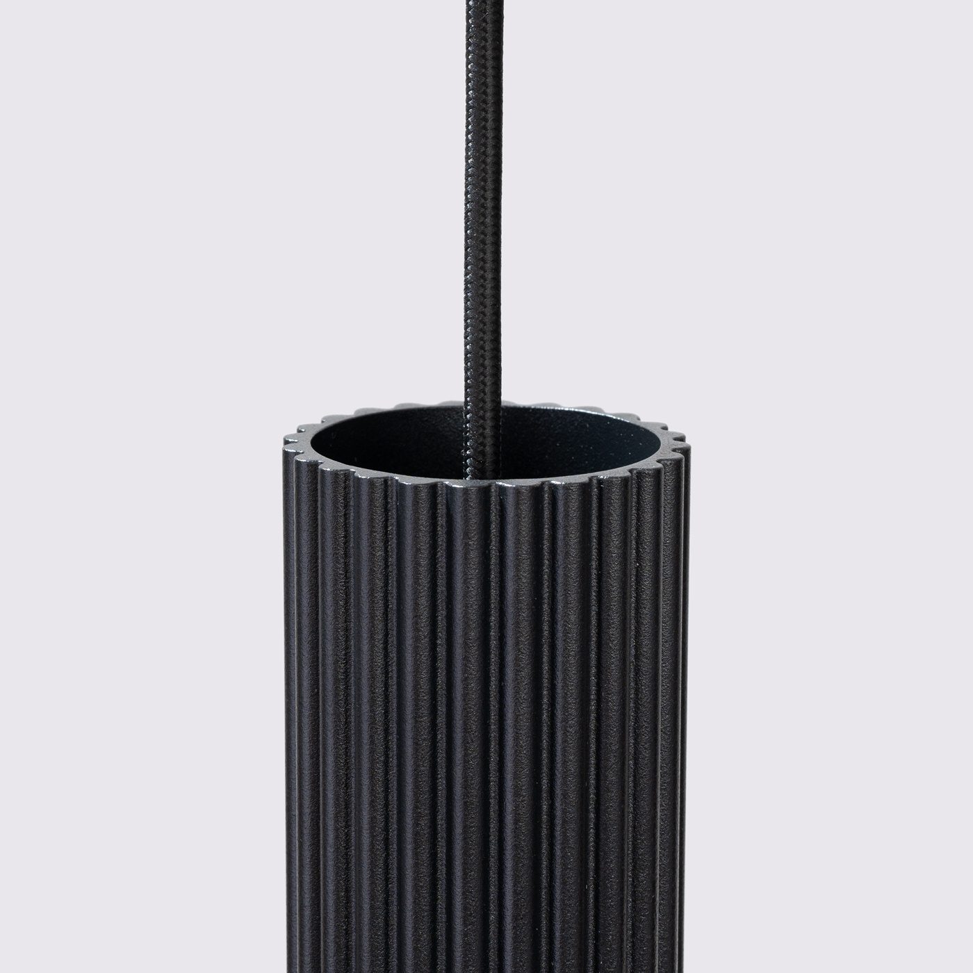 Pendul cilindric KARBON 3 Negru - imagine 7