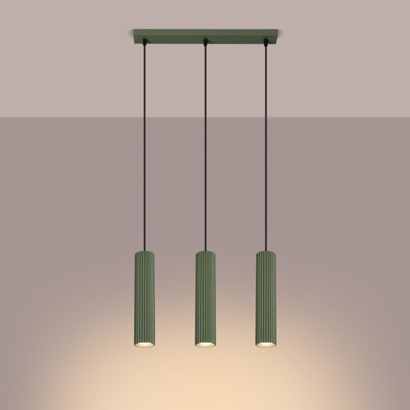 Alternative view of Pendul cilindric KARBON 3 Verde masliniu