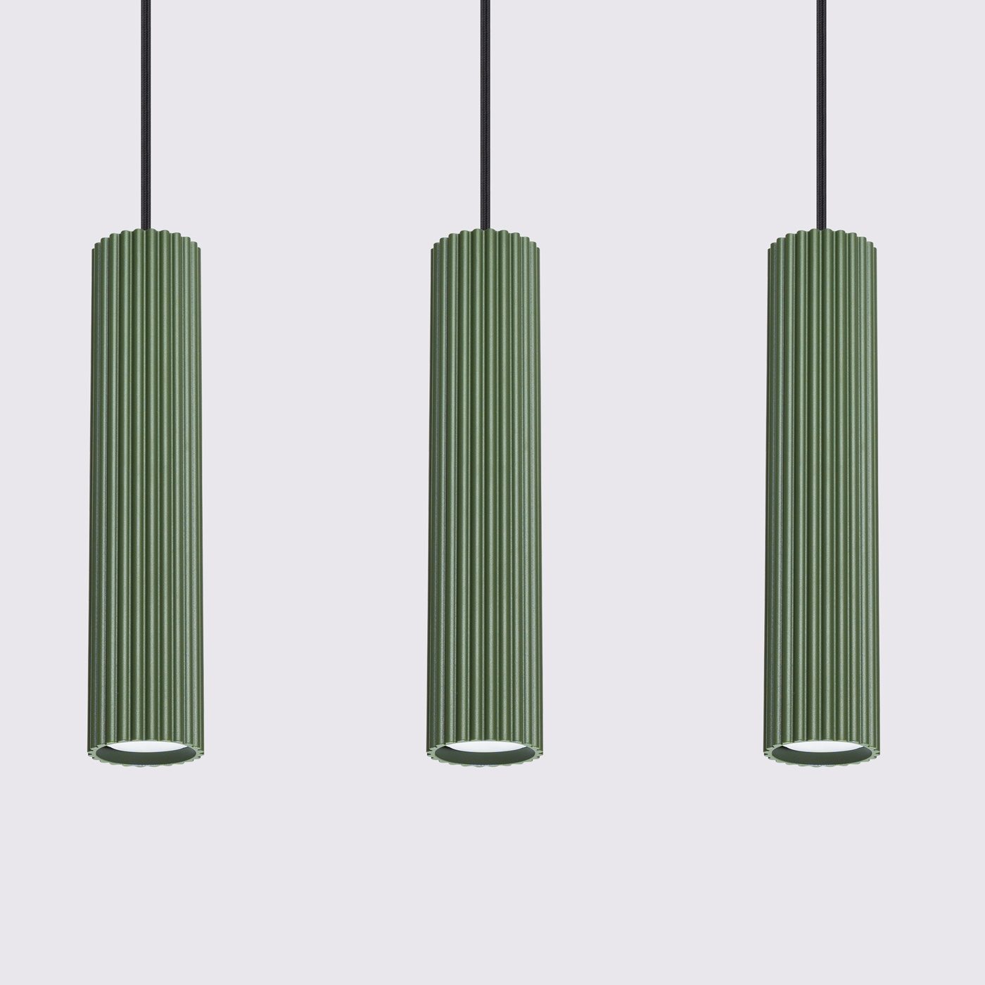 Pendul cilindric KARBON 3 Verde masliniu - imagine 7