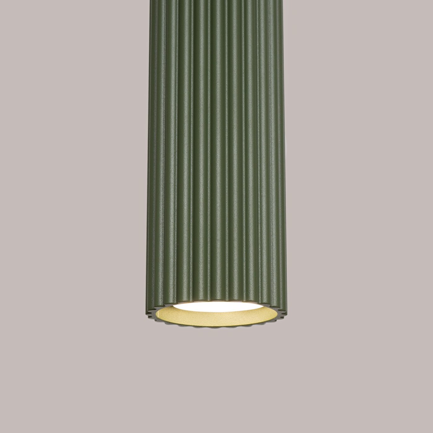 Pendul cilindric KARBON 3 Verde masliniu - imagine 5