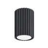 Spot aplicat cilindric KARBON 10 negru