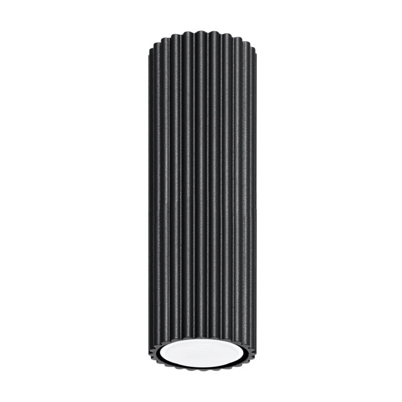 Spot aplicat cilindric Karbon 20 negru