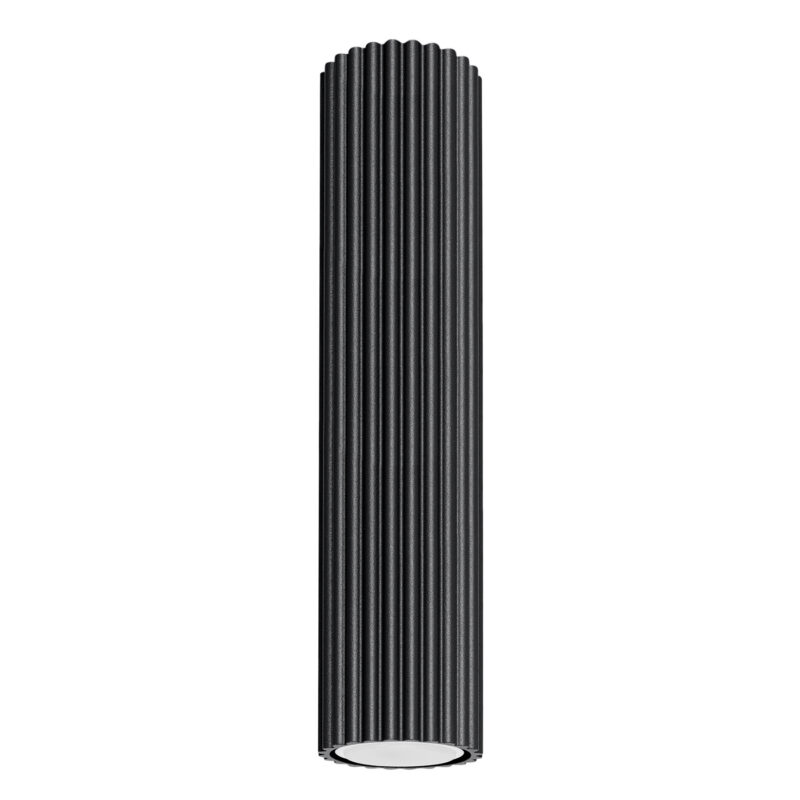 Spot aplicat cilindric Karbon 30 negru