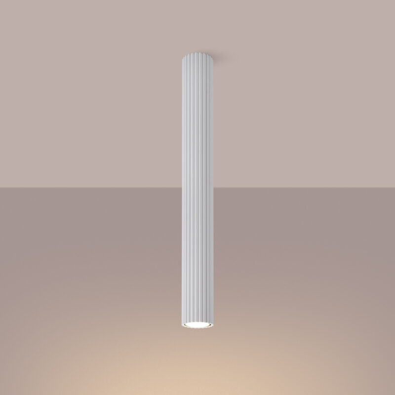 Alternative view of Spot Aplicat Cililndric KARBON 60 alb