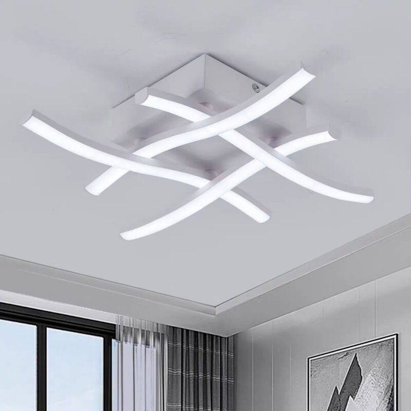 LUSTRA LED ALBA cu 3 Tipuri lumina D35CM 9321 WH