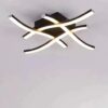 LUSTRA LED Neagra cu 3 Tipuri lumina D35CM 9321 BK