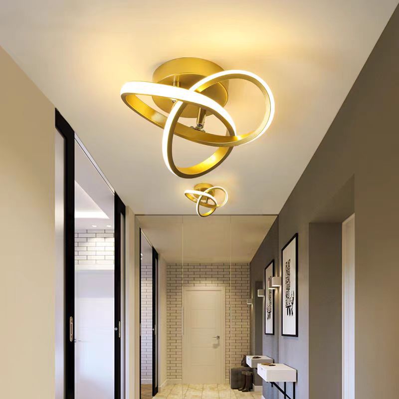Lustra LED Gold cu 3 functii lumina calda/rece/neutra 3570 GD