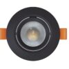Spot Negru LED Incastrat 6W 3 Tipuri lumina