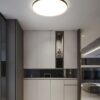 Plafoniera LED Negru IP44 Ultra Slim Grosime 2.1cm D40cm 6500K