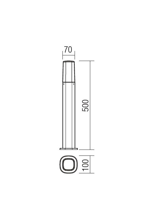 Stalp exterior Crayon 9075 - imagine 3