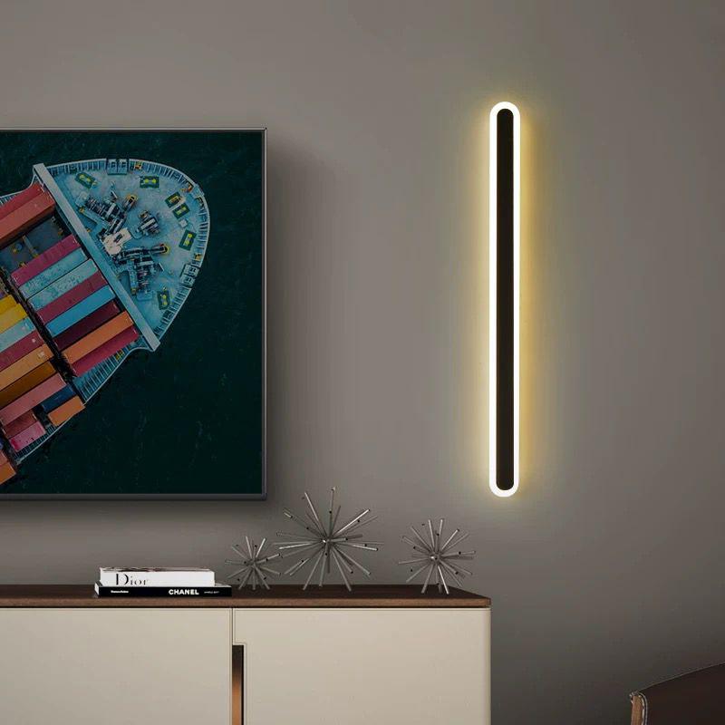 Alternative view of Aplica LED Bara Negru 60cm lumina/rece/calda/neutra