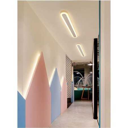 Alternative view of Aplica LED Bara Alb 60cm lumina/rece/calda/neutra