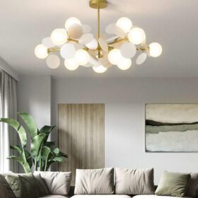 Lustra Flower Gold E27 x 10 D900×680mm