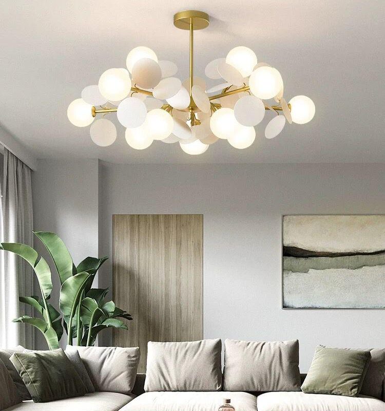 Lustra Flower Gold E27 x 10 D900×680mm