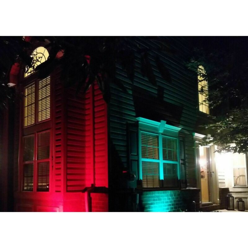 Alternative view of Proiector LED RGB 16 culori, 50W, IP65, telecomanda IR inclusa