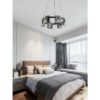 Lustra Modern Black Glass G9 X 6 D600X1000mm