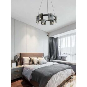 Lustra Modern Black Glass G9 X 6 D600X1000mm