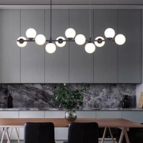 Lustra Focus Negru 11x G9 D1000x 1100 x240mm