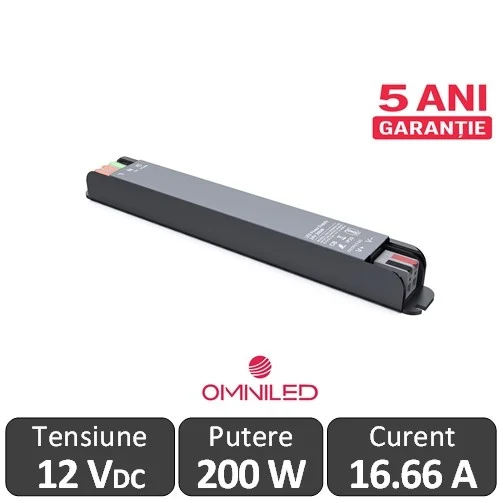 Sursa alimentare LED - PTC 200W 12V IP20