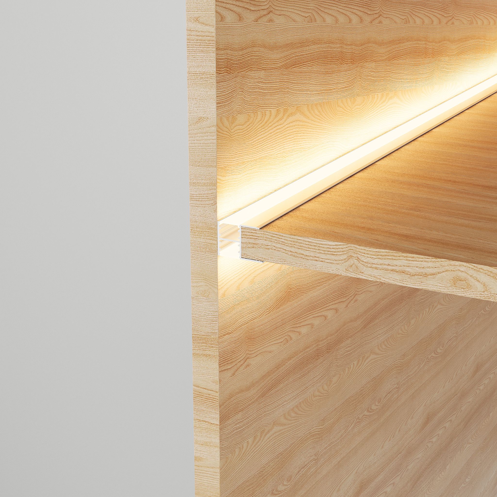 Profil LED Dublu 507 Aluminiu 2m - imagine 2