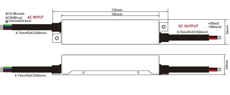 Alternative view of Sursa alimentare LED - PVK 60W 12V IP67