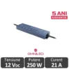 Sursa alimentare LED - PVKP 250W 12V IP67