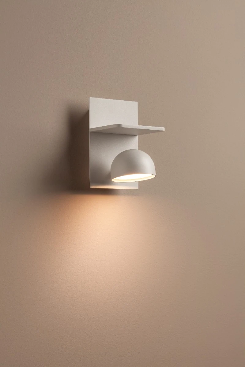 Aplica LED Seibi cu spot orientabil si USB Alb Mat - imagine 2