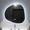Oglinda Led Diny Touch 60x60cm, Sistem Dezaburire, Dimabila