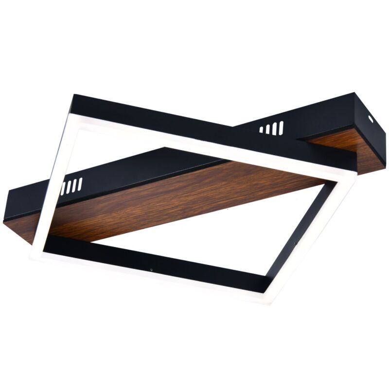 Plafoniera 1 Square cu Telecomanda 3 tipuri lumina