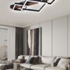 Plafoniera 3 Square cu Telecomanda 3 tipuri lumina