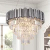 Candelabru Belle Cristal,5X E27,400mm, Argintiu