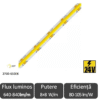 Bandă LED flexibilă COB CCT 16W/m 608led/m CRI90 24V IP20
