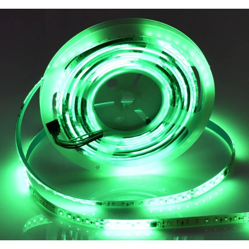 Alternative view of KIT Banda LED Digitala DVB, Lumina Verde, 10m, 12W/M, 24V, Transformator 200W, Controler