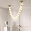 Lustra 18 Pearls cu Telecomanda, 3 tipuri de lumina D100×H2100mm