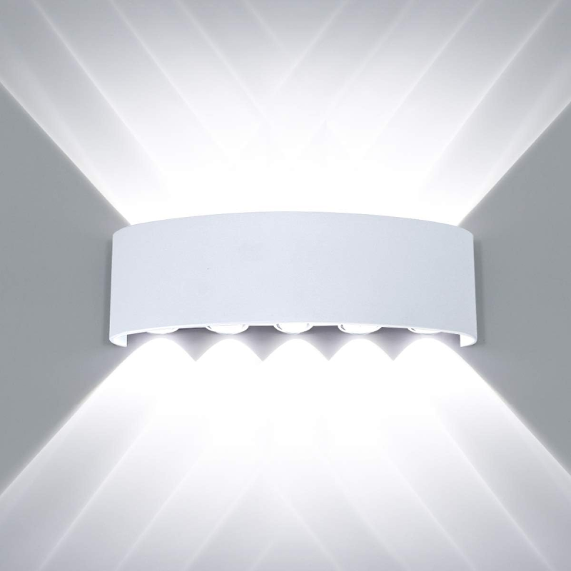 APLICA LED EXTERIOR ALBA LUMINA CALDA 12W