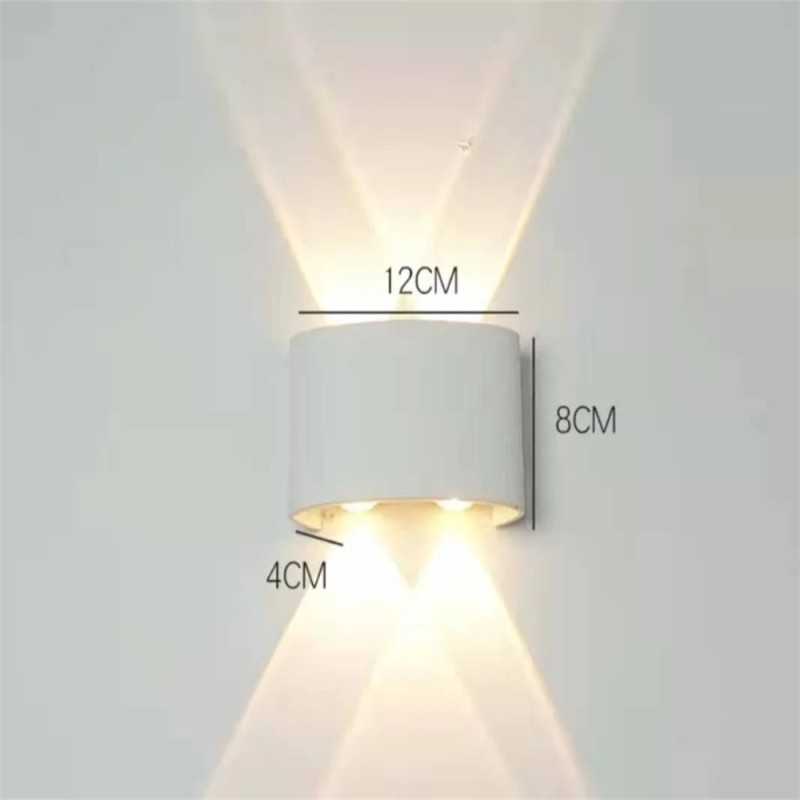 APLICA LED EXTERIOR ALBA LUMINA CALDA 4W - imagine 4