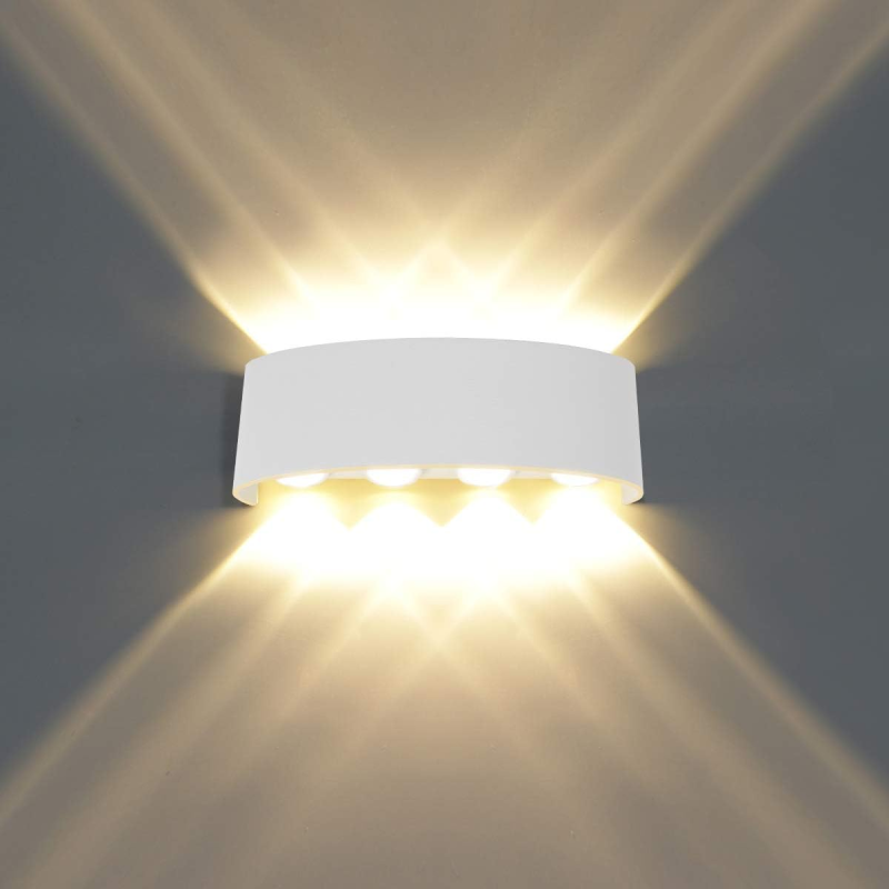 APLICA LED EXTERIOR ALBA LUMINA CALDA 8W